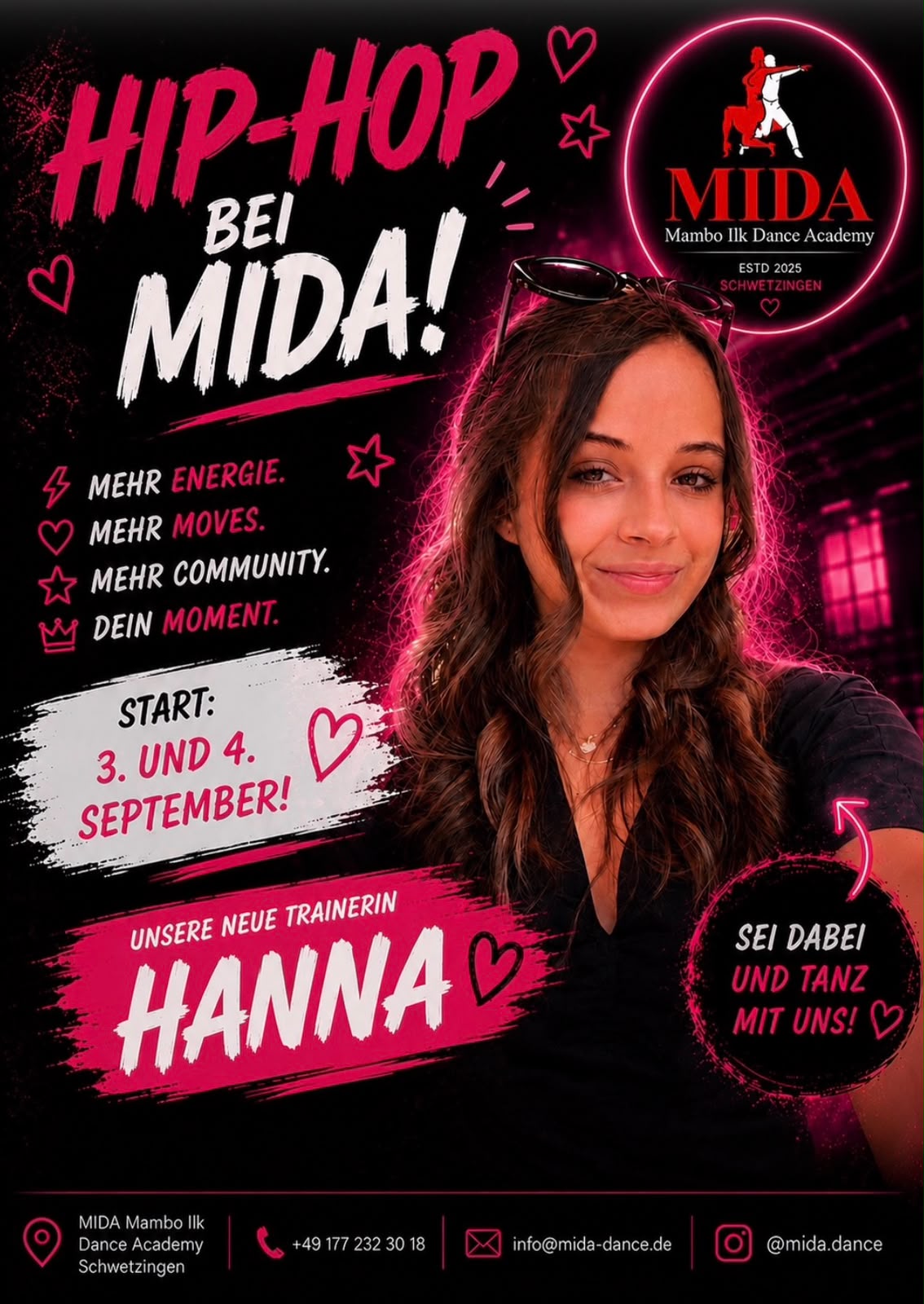 HIP-HOP Kurse bei MIDA ab September